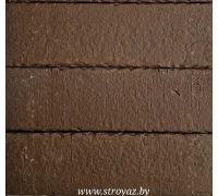 Плитка фасадная клинкерная керамическая ЛИРА коричневый