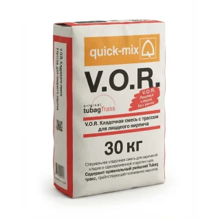 V.O.R. Кладочный раствор для лицевого кирпича VK 01, Quickmix
