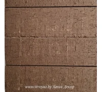 Плитка фасадная клинкерная керамическая АТИК коричневый
