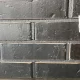 Облицовочный клинкерный кирпич Базальт 6 Рустика черный графит 250x120x65,  Керамейя фото