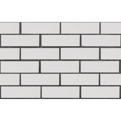 Клинкерный кирпич белый 250x85x65 Вернамо, гладкий, серия Обсидиан,  ЛСР