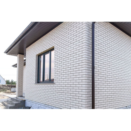 Облицовочный керамический кирпич Красная Гвардия White Premium белый