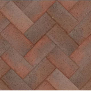 ЖЕНЕВА Серебро флэш, 200х100х50, клинкер тротуарный, ЛСР