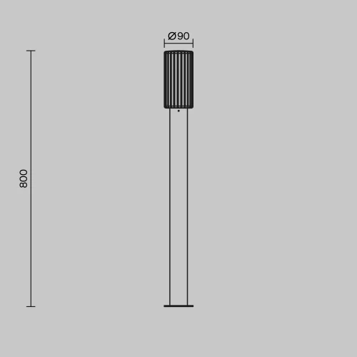 Купить Ландшафтный светильник Rib O502FL-01B1 - фото: 5