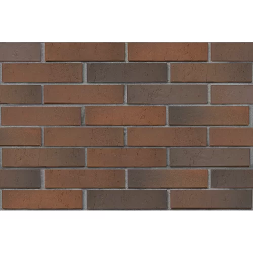 Облицовочный клинкерный кирпич Прага светло-коричневый флэш, Крафт, ЛСР