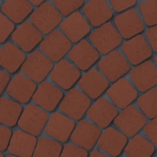 ЭДИНБУРГ КВАДРО R, 100х100х50, клинкер тротуарный, ЛСР