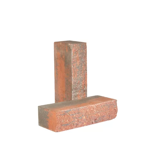 Купить Кирпич облицовочный гиперпрессованный полнотелый фактурный «Гранит» красно-графитовый КСЛФ46