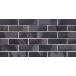 Клинкерная плитка 32 Black pearl, черная 240х71х10, King Klinker