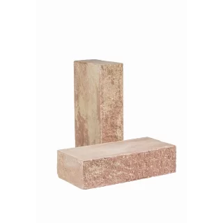 Кирпич облицовочный гиперпрессованный полнотелый фактурный «Гранит» серо-коричневый КСЛФ15