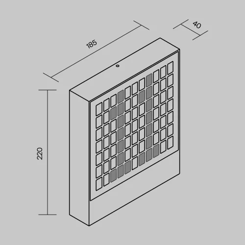Купить Уличный настенный светильник Anri O475WL-L10GF3K - фото: 6