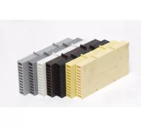 Вентиляционная коробочка, черная, 115х65х10, AldiGrad