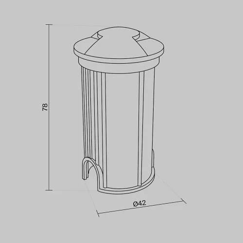 Купить Уличный встраиваемый светильник Flash O044DL-L1S3K1 - фото: 5