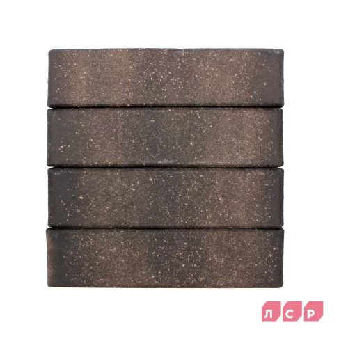 Кирпич керамический ГРАФИТОВЫЙ с посыпкой, поверхность гладкая, ЛСР