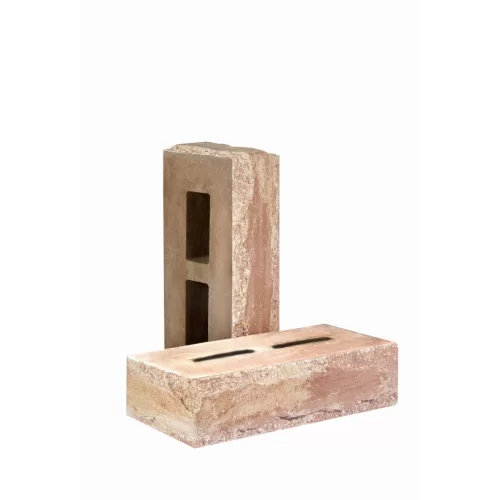 Купить Кирпич облицовочный гиперпрессованный пустотелый тычковый «Зигзаг» серо-коричневый КСПЕ15-Ф