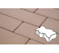 Плитка тротуарная в форме - Зигзаг/Волна 225х112,5