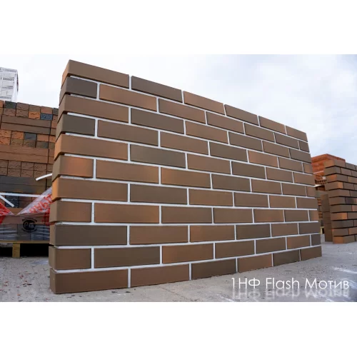 Облицовочный керамический кирпич Красная Гвардия FLASH мотив в Минске