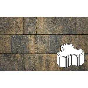 Плитка тротуарная в форме - Шемрок/Трилистник 300х100