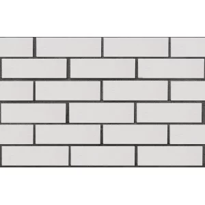Клинкерный кирпич белый ВЕРНАМО, винтаж, серия Обсидиан,  ЛСР