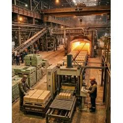 Огнеупорный кирпич Магнитогорска: производство, марки ША и ШБ и температурные характеристики