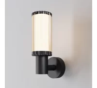 Уличный настенный светильник Rib O502WL-01B