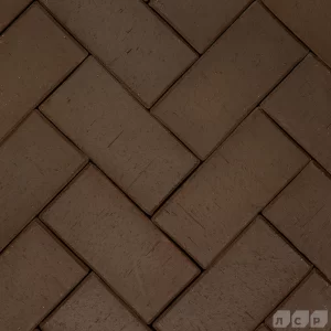 МЮНХЕН коричневый, 200х100х50, клинкер тротуарный, ЛСР