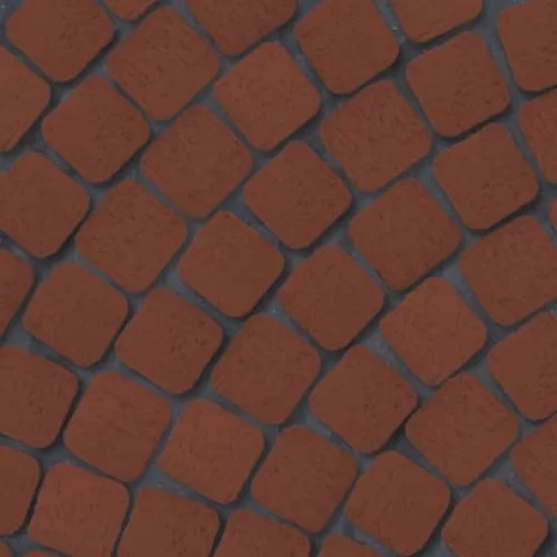 ЭДИНБУРГ КВАДРО R, 100х100х50, клинкер тротуарный, ЛСР