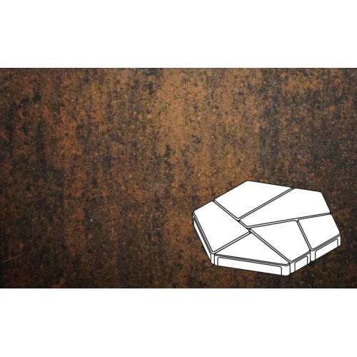 Плитка тротуарная в форме Полигональ Фабрика Готика