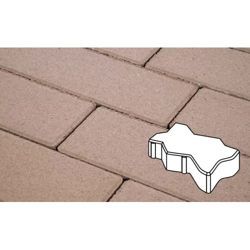 Купить Плитка тротуарная в форме - Зигзаг/Волна 225х112,5