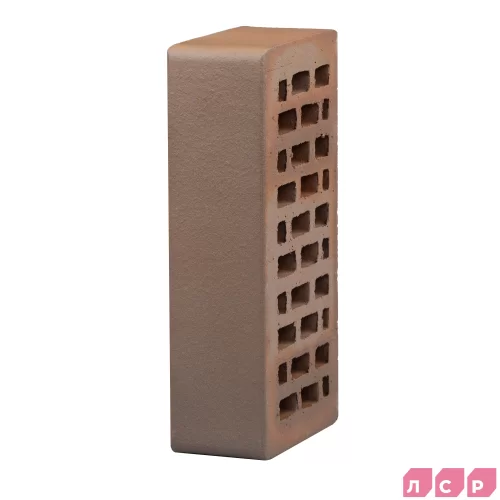 Кирпич керамический светло-коричневый флэш, поверхность гладкая, ЛСР Гродно