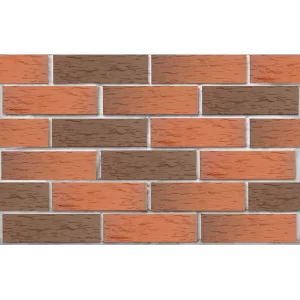 Клинкерный кирпич красный флэш НОТТИНГЕМ, Береста, серия Классика, ЛСР