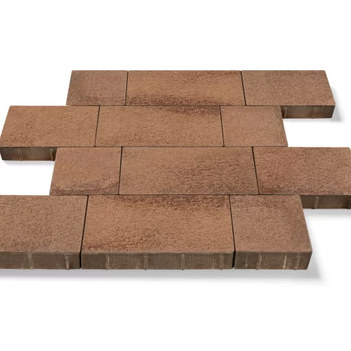 Купить Польская плитка тротуарная коричневая, 250х250х60, Umbriano, Semmelrock - фото: 1