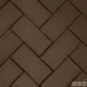 Брусчатка клинкерная тротуарная МЮНХЕН коричневая, 200х100х50, ЛСР