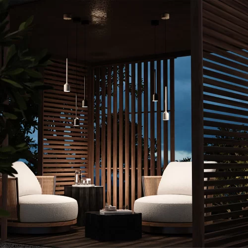 Купить Уличный подвесной светильник Apex O491PL-L8W3K - фото: 6