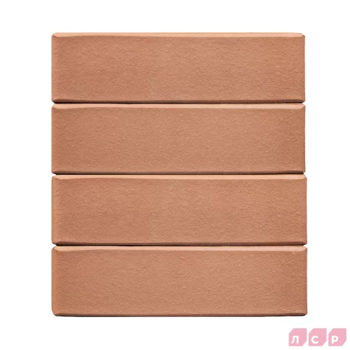 Купить Кирпич керамический СВЕТЛО-КОРИЧНЕВЫЙ, поверхность гладкая, ЛСР