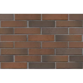 Клинкерный кирпич светло-коричневый флэш, ПРАГА, Крафт, ЛСР