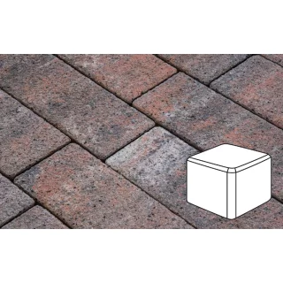 Плитка тротуарная в форме - Куб 80х80
