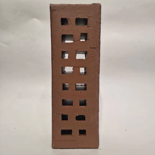 Облицовочный клинкерный кирпич Нордвейк терракотовый с серебром, серия Возрождение