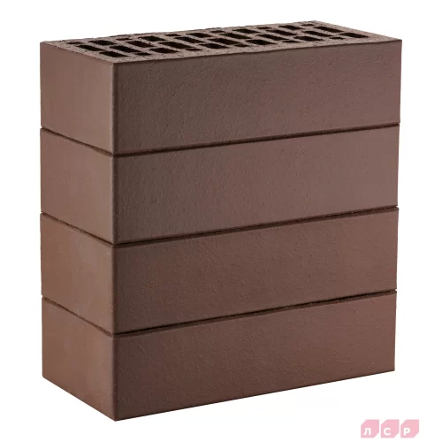 Купить Кирпич керамический ТЁМНО-КОРИЧНЕВЫЙ, поверхность гладкая, ЛСР - фото: 4