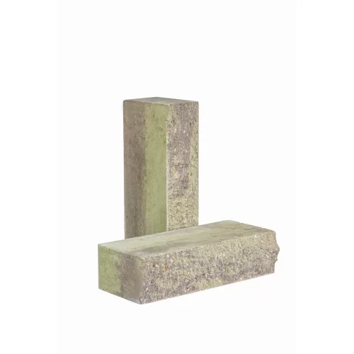 Купить Кирпич облицовочный гиперпрессованный полнотелый фактурный «Гранит» графитово-зеленый КСЛФ67