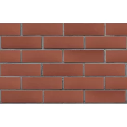 Клинкерный кирпич тёмно-красный ЭДИНБУРГ, гладкий, коллекция Классика,  ЛСР