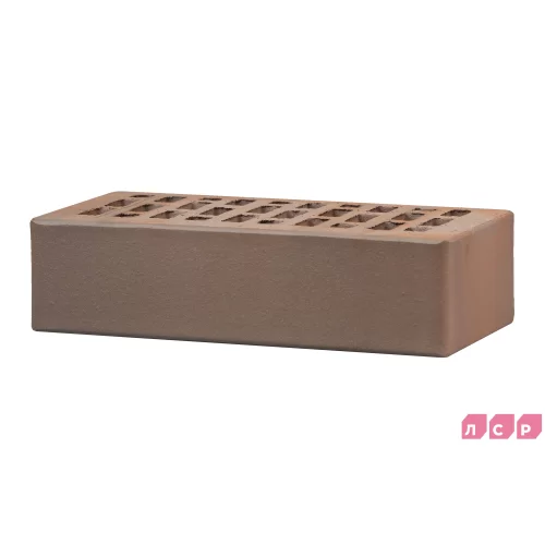 Кирпич керамический светло-коричневый флэш, поверхность гладкая, ЛСР пошт
