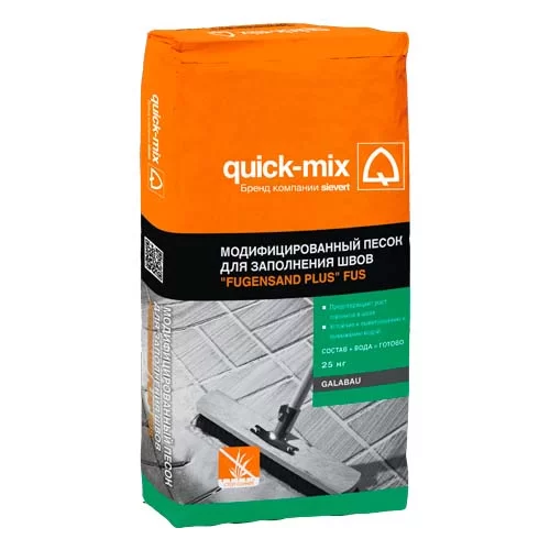 Купить Модифицированный песок для заполнения швов FUS серый, Quickmix