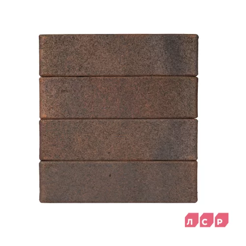 Кирпич керамический ОРЕХОВЫЙ ФЛЭШ, поверхность Крафт, ЛСР