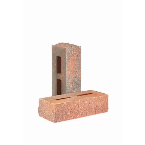 Купить Кирпич облицовочный гиперпрессованный пустотелый тычковый «Гранит» красно-графитовый КСПТ46