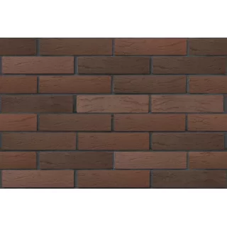 Кирпич керамический КРАСНЫЙ ФЛЭШ УЛЬТРА (ТЁМНЫЙ), поверхность рустик, ЛСР