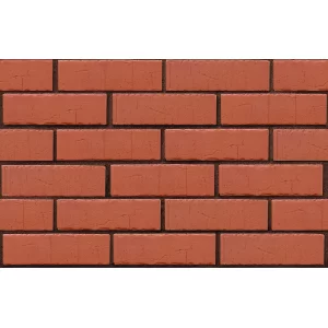 Клинкерный кирпич тёмно-красный АМСТЕРДАМ, винтаж,  серия Возрождение, ЛСР