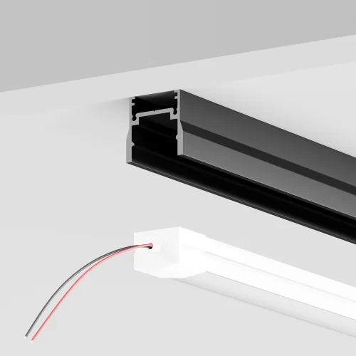 Купить Профиль 2м Elasity IP накладной черный O-TR001-P-B2M - фото: 1