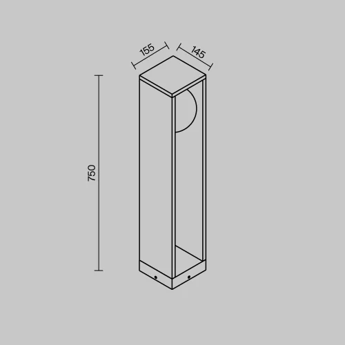 Купить Ландшафтный светильник Slate O483FL-L10GF3K - фото: 6