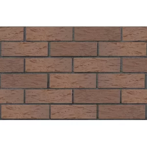 Клинкерный кирпич светло-коричневый флэш, ПРАГА, береста, серия Классика,  ЛСР