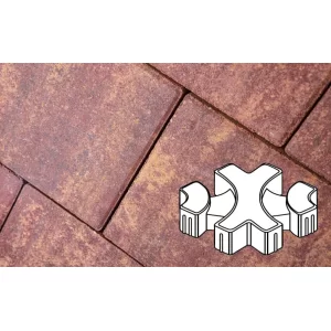 Плитка тротуарная в форме - Эко-фантазия 300х300